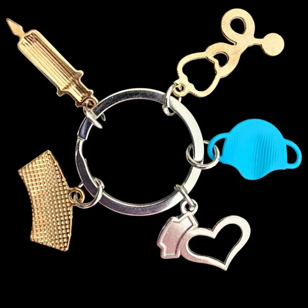 Nurse Keychain Bag Backpack Charm Practitioner Student Graduation Thank You